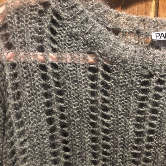 PAM & GELA OPEN KNIT LAYERING TOP - S - Picture 7 of 12